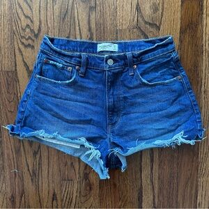 Abercrombie & Fitch Womens Shorts 28/6 Curve Love The Cutoff